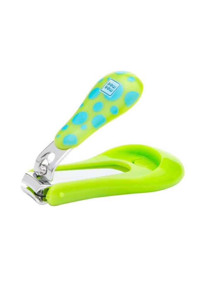 مي مي مقص أظافر الأطفال الواقي مع واقي للجلد من مي مي (أخضر) (عبوة من قطعة واحدة) - Image 1