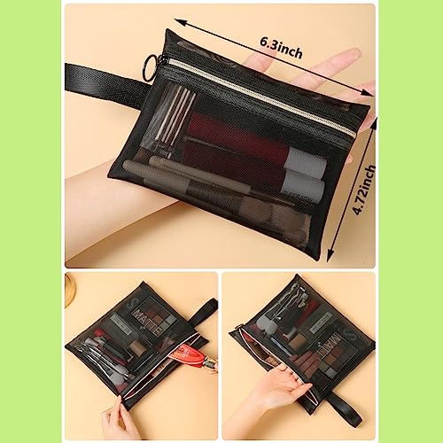 OHHMNKK Crossbody Bag Hobo Crescent Bag with Mesh Storage, Women Men Shoulder Purse Dumpling Bag Adjustable Strap (Beige) - Image 4