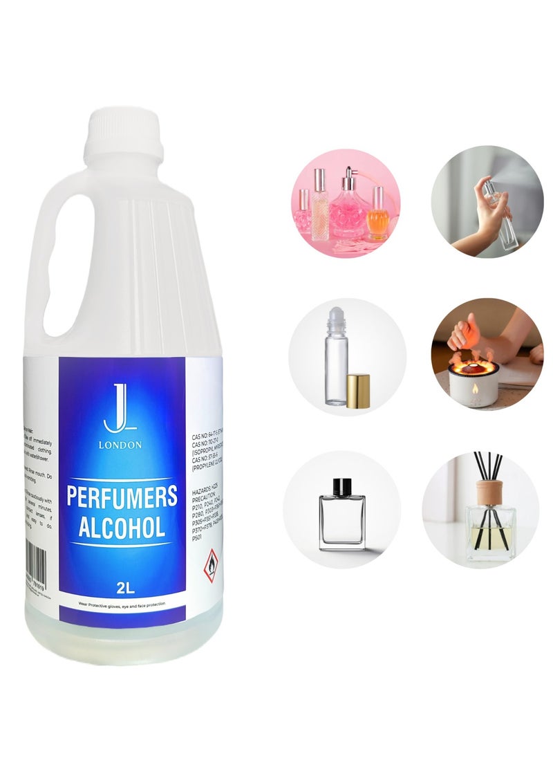 JAN LONDON Jan London's Perfumers Alcohol, Ethanol, Isopropyl Myristate, and Propylene blend empowers you to create custom scents for perfumes, aftershaves, diffusers, and room sprays 2litre  - Image 2