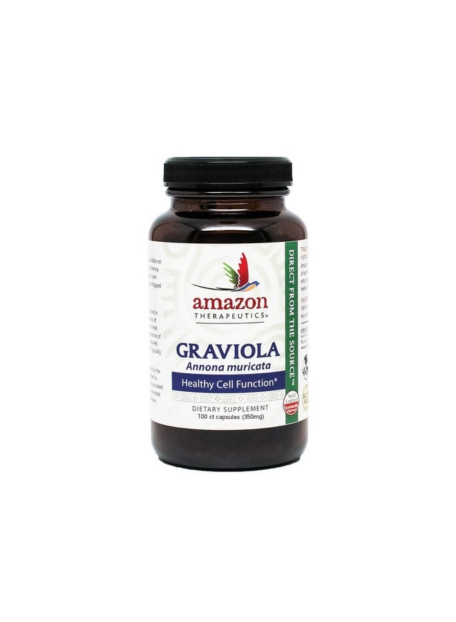 Amazon Therapeutic Laboratories أمازون ثيرابيوتيكس جرافيولا 100 كبسولة، 0.02 رطل - Image 1