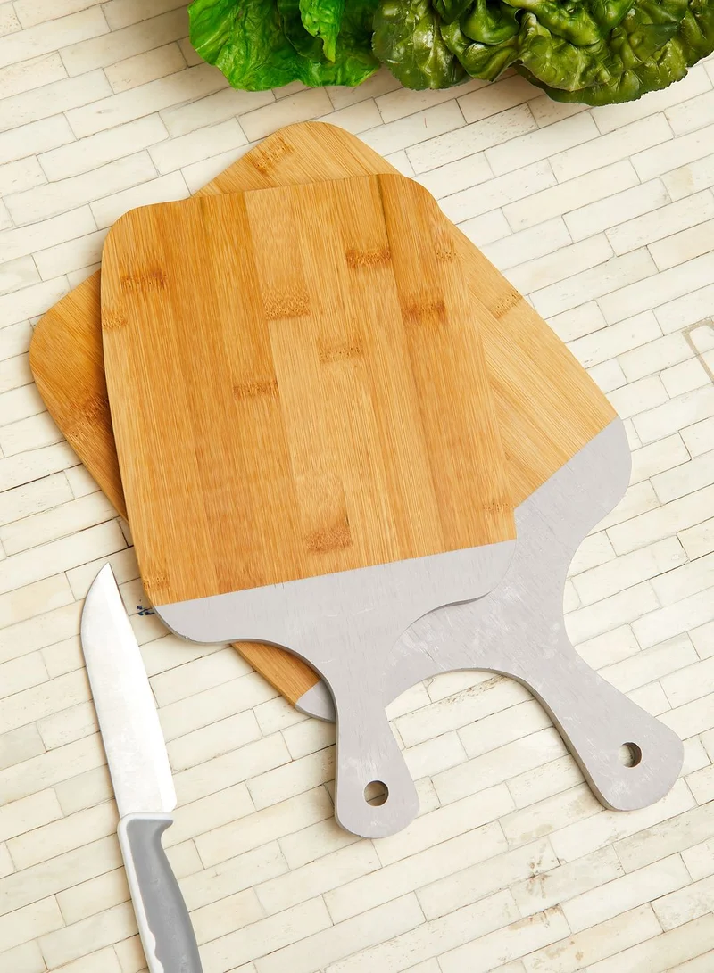 present time Gourmet Bamboo Chopping Board Set
