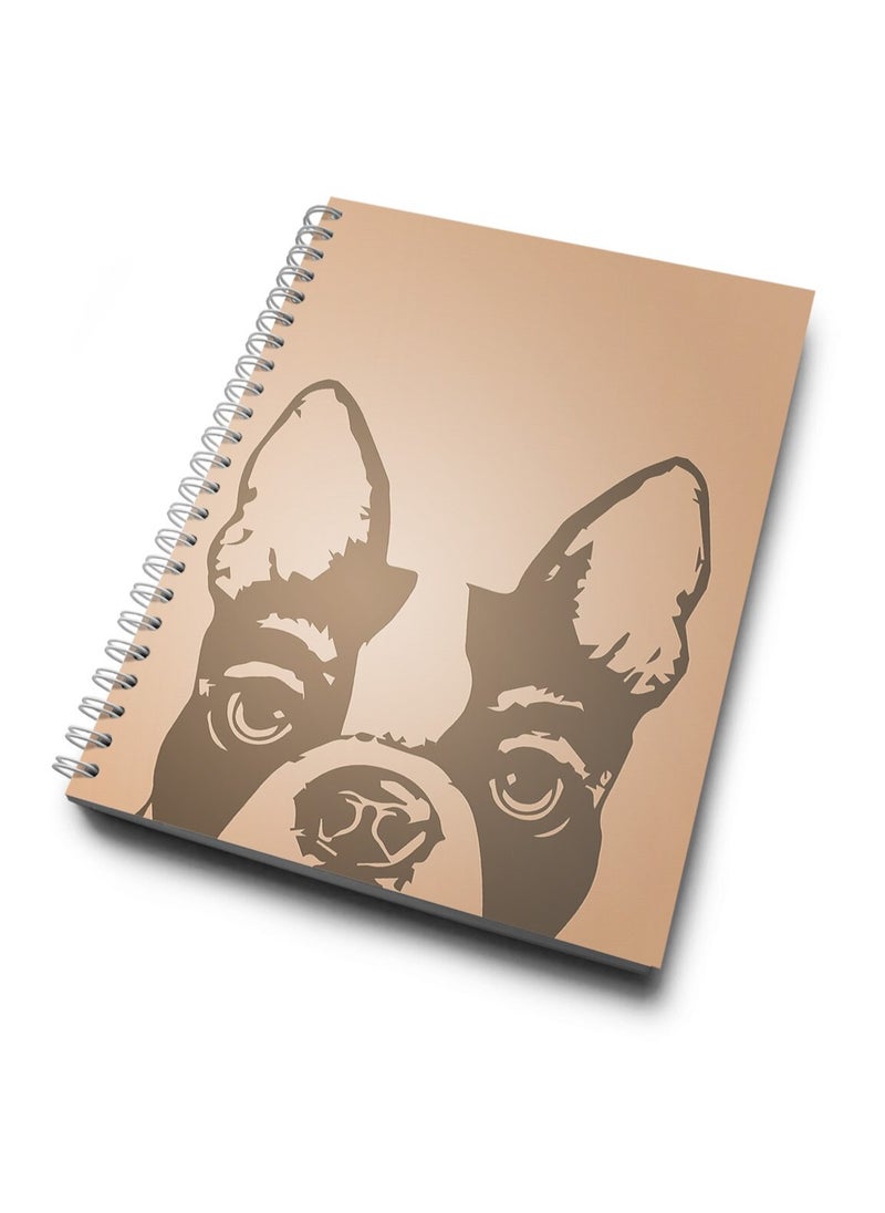 LOUD UNIVERSE - K9 Brown Animal Spiral Hardcover Notebook - Image 1