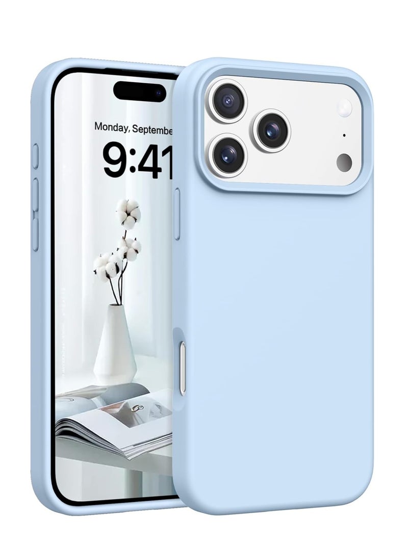 iPhone 17 Pro Max Case Liquid Silicone Shockproof Anti-Scratch Cover For iPhone 17 Pro Max with Microfiber Lining Protective Phone For iPhone 17 Pro Max - Image 1