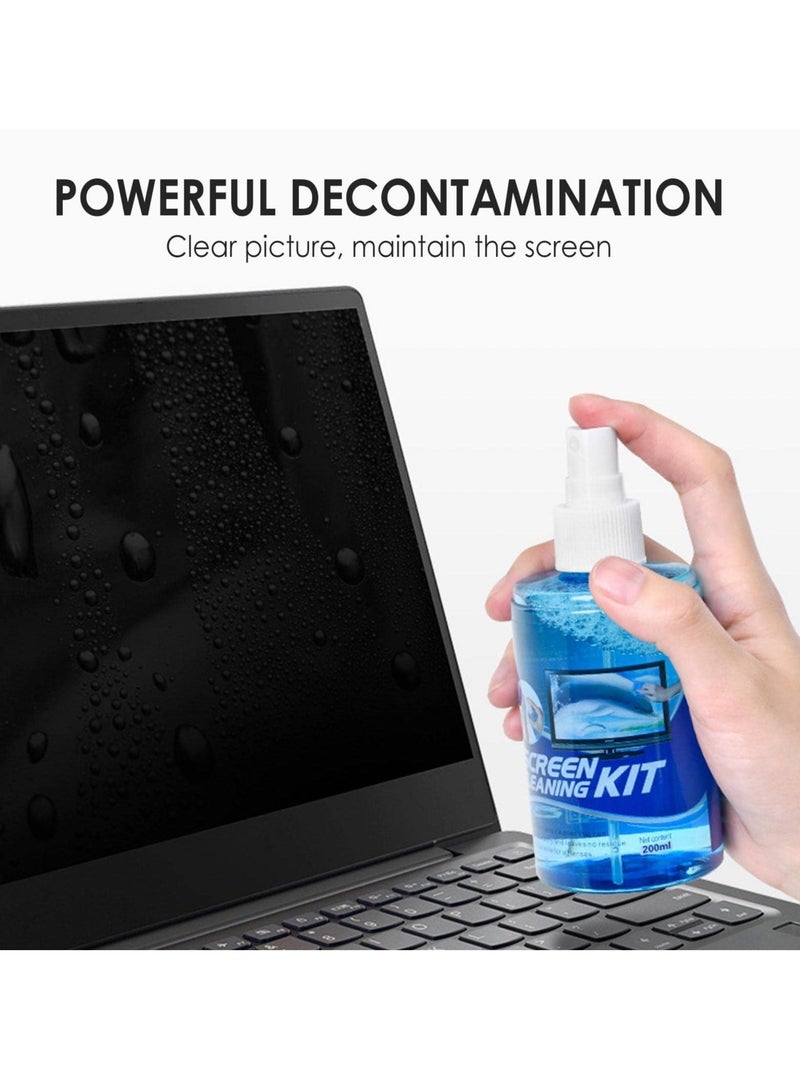 Captaintech Screen Cleaner, Touch Screen Mist Cleaner, Cell Phone, Laptop and Tablet Screen, Spray and Microfiber Cloth for Car, Laptop, Tablet, Phone, Computer Touch Screens - Image 4