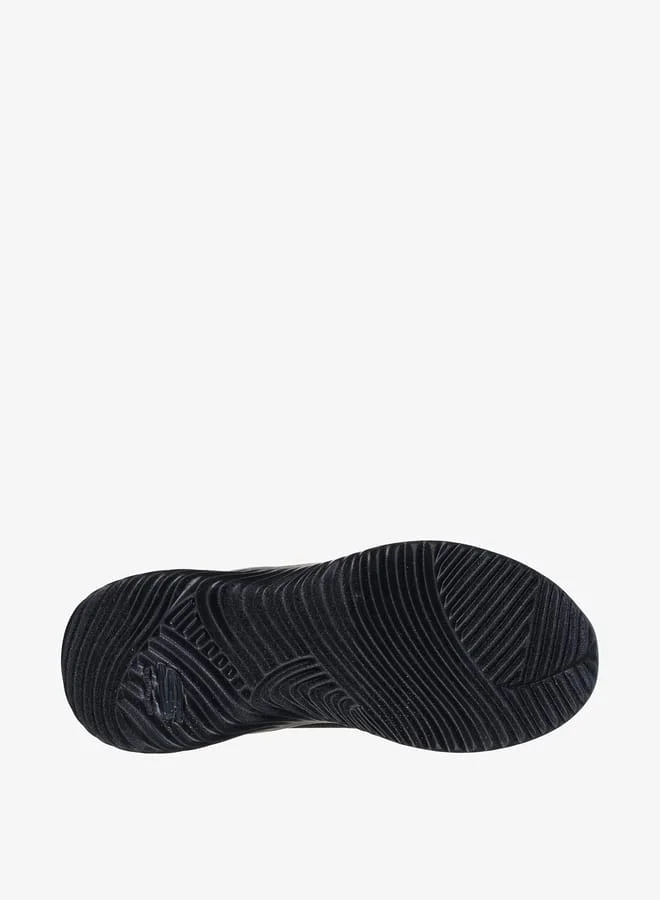 SKECHERS Boys Textured Sneakers With Stretch Lace - Bounder