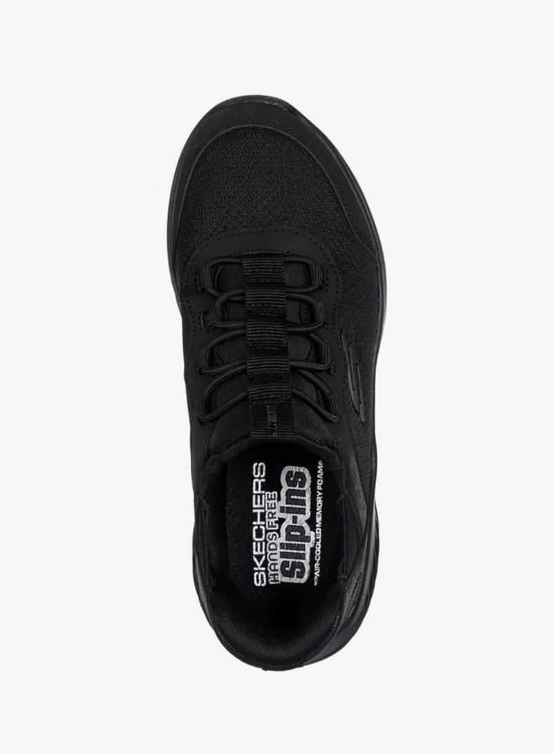 سكيتشرز أحذية رياضية للأولاد بنسيج مع رباط مطاطي - باوندر