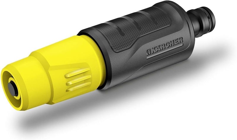 Karcher - Nozzle Set, Includes Spray Nozzle, 2 universal connectors (one with aqua-stop)and tap adaptor, Works with all other brands