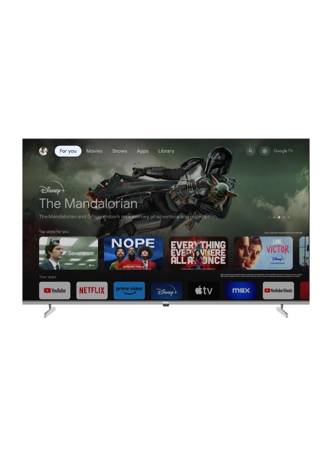 هاير تلفزيون هاير 50 بوصة الذكي 4K UHD QLED مع رسيفر داخلي - H50S80EU - Image 2