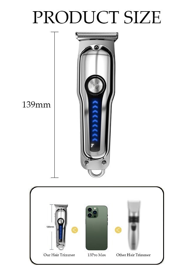 DUNISO Hair Clippers Electric with 6 Kinds of Positioning Combs Turbo Motor Hair Cutting Kit Pro Mens Clippers for LED Display Cordless Rechargeable Hair Trimmer Set Professional Barbers Grooming Kit - Image 4