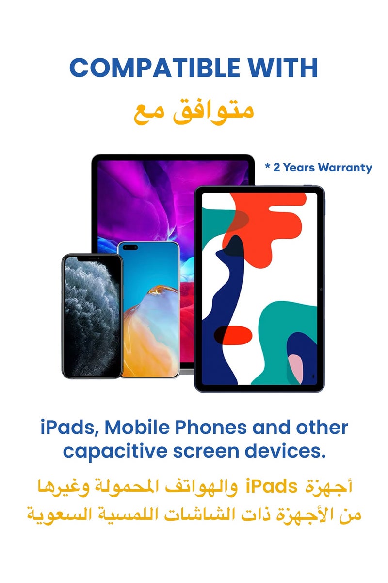 TinyMoose Pencil Pro Ultra Stylus iPad Pen with SmartSwitch Technology – Compatible with iPad, iPhone, Samsung, Android Smartphones & Tablets – Switch Between Devices Instantly - Midnight Black - Image 3