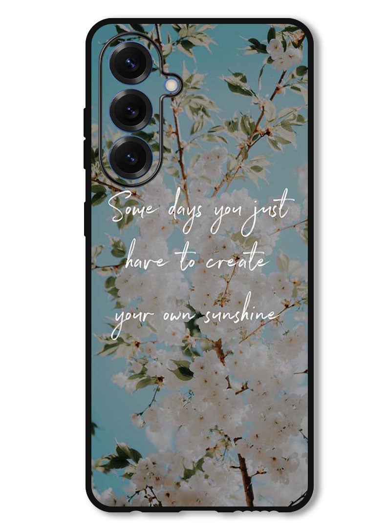 Theodor Protective Case Anti Scratch Shock Proof Bumper Cover For Samsung Galaxy S25 Create your sunshine - Image 1