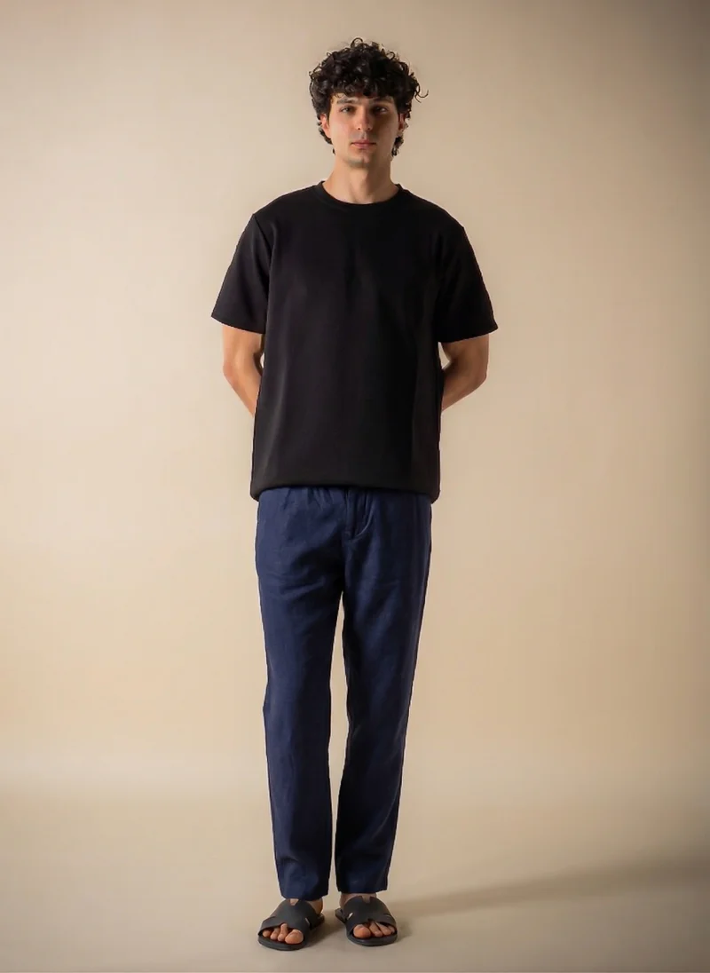 SHAPES 100% LINEN COMFORT TROUSERS