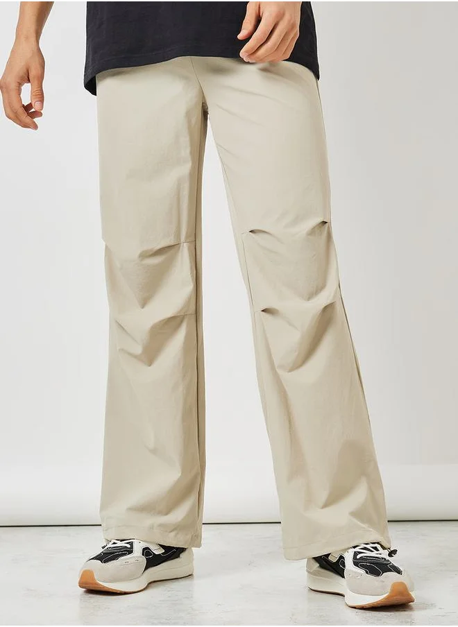 ستايلي Relaxed Fit Parachute Jogger with Cord Adjuster