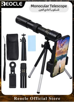 REOCLE Monocular Telescope High Definition Ultra Light Pocket Telescope High Powered Handheld Telescope Ideal Handheld Telescope for Adults and Kids  - Image 1