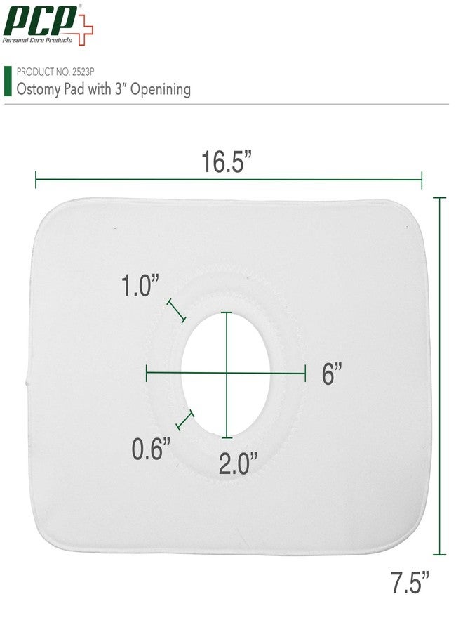 OTC Ostomy Replacement pad, 3" Pad Opening, Fits 6" Binder - Image 2