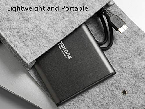 Maxone 1TB Ultra Slim Portable External Hard Drive HDD USB 3.0 Compatible with PC, Laptop, Charcoal Grey - Image 3