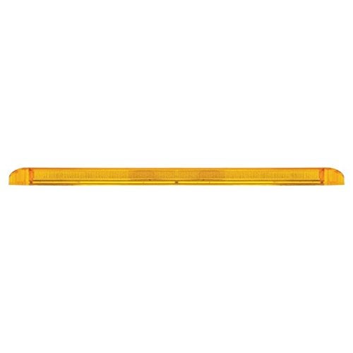 United Pacific 37089B 23 SMD LED 17 1/4" Stop/Turn/Tail & Park/Turn/Clearance Light Bar W/Reflector - Amber LED/Amber Lens - Image 3