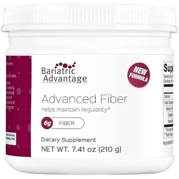 Bariatric Advantage Advanced Fiber - Powdered Formula Supports a Healthy Intestinal Environment and Aids Absorption of Calcium and Magnesium* - Unflavored - 30 Servings - Image 1
