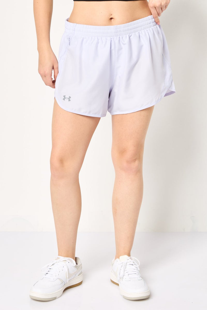 UNDER ARMOUR شورتات رياضية نسائية مناسبة في الهواء الطلق، لافندر - Image 1