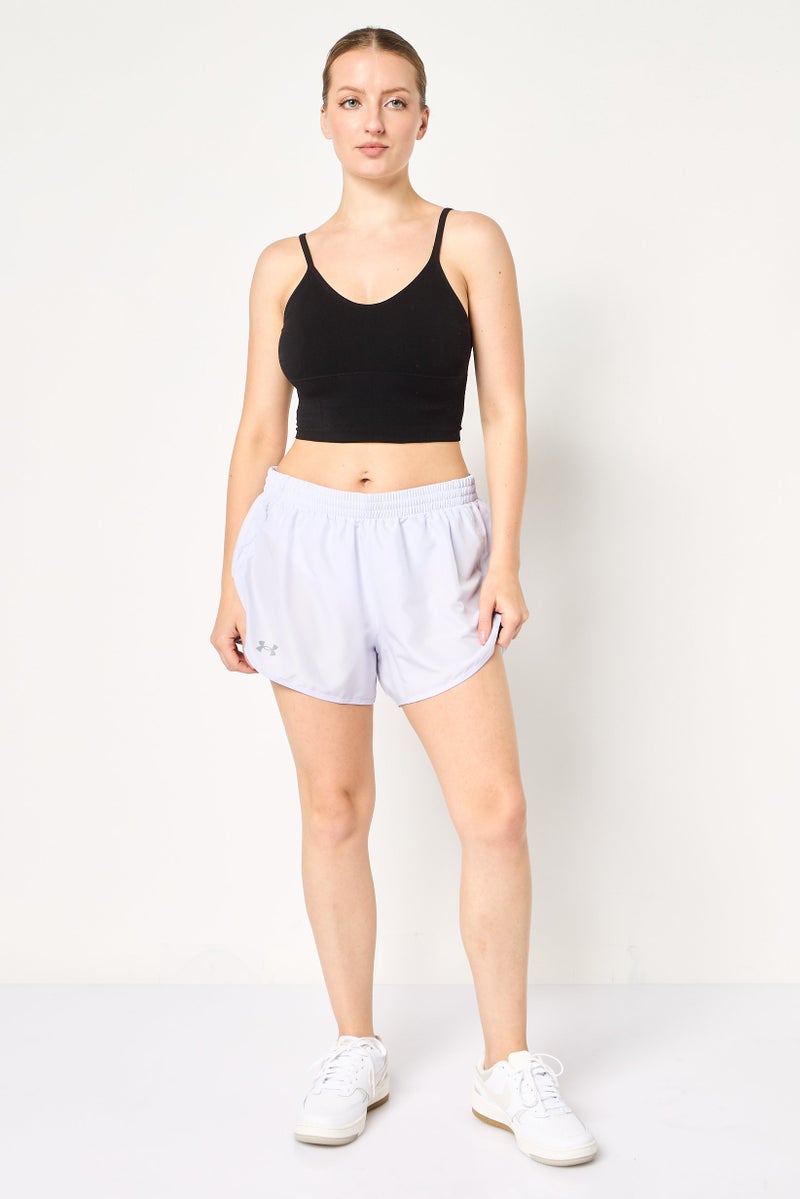 UNDER ARMOUR شورتات رياضية نسائية مناسبة في الهواء الطلق، لافندر - Image 2