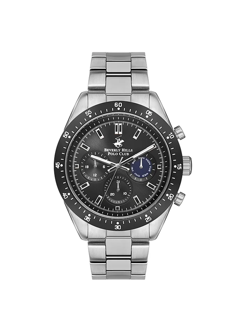 BEVERLY HILLS POLO CLUB Men's Chronograph  Shape Metal Wrist Watch BP3358X.350 - 46 Mm