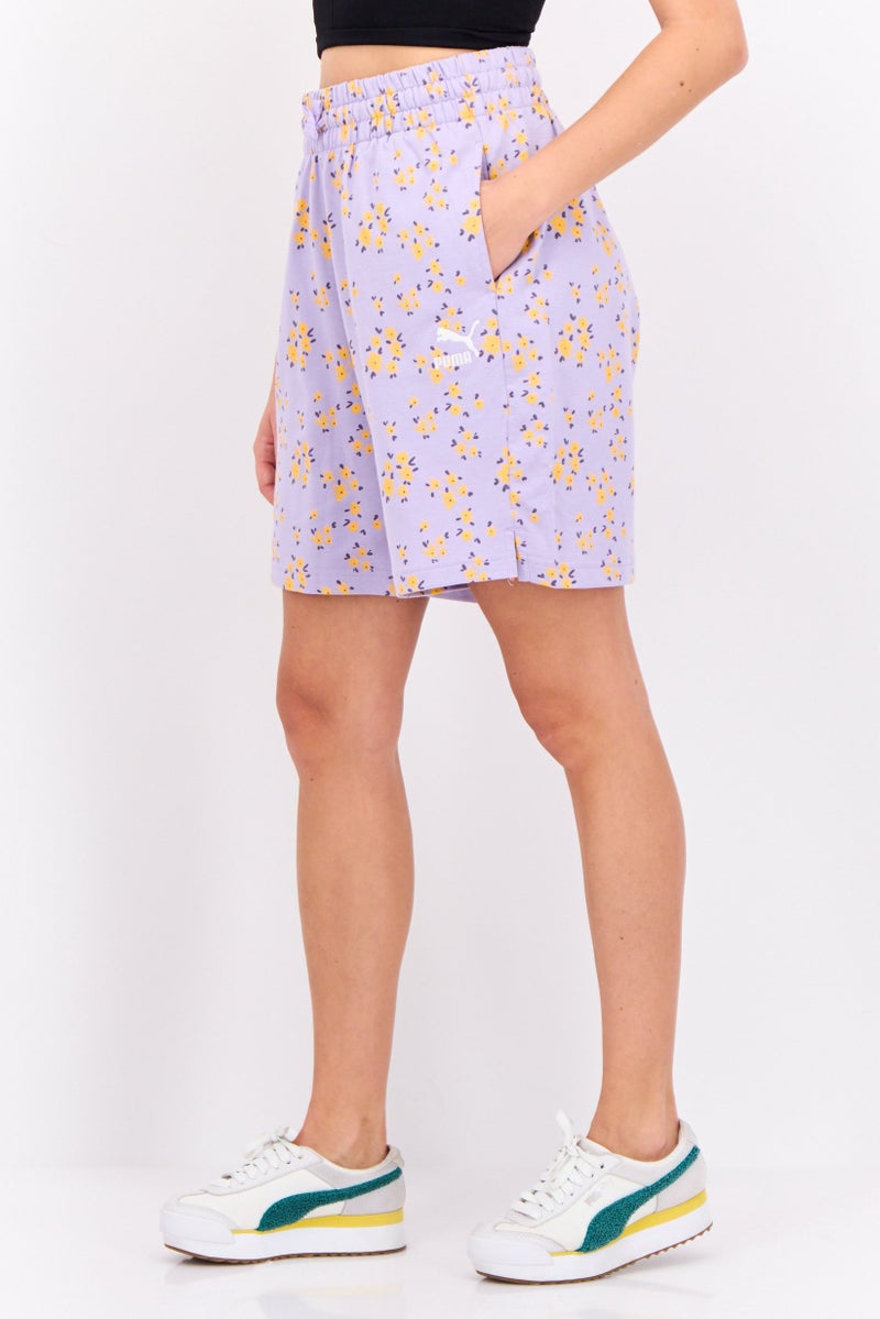 PUMA Women Relaxed Fit Outdoor Shorts, Multicolor - Image 2