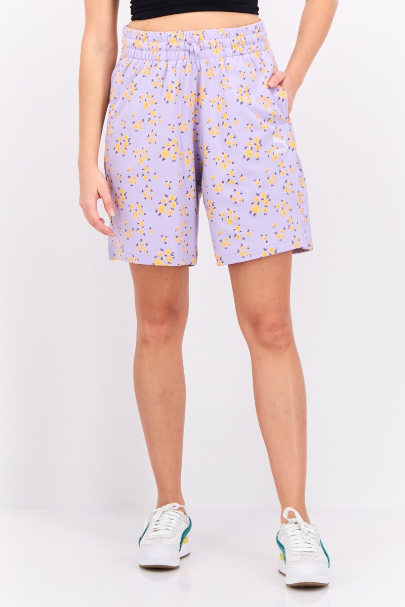 PUMA Women Relaxed Fit Outdoor Shorts, Multicolor - Image 1