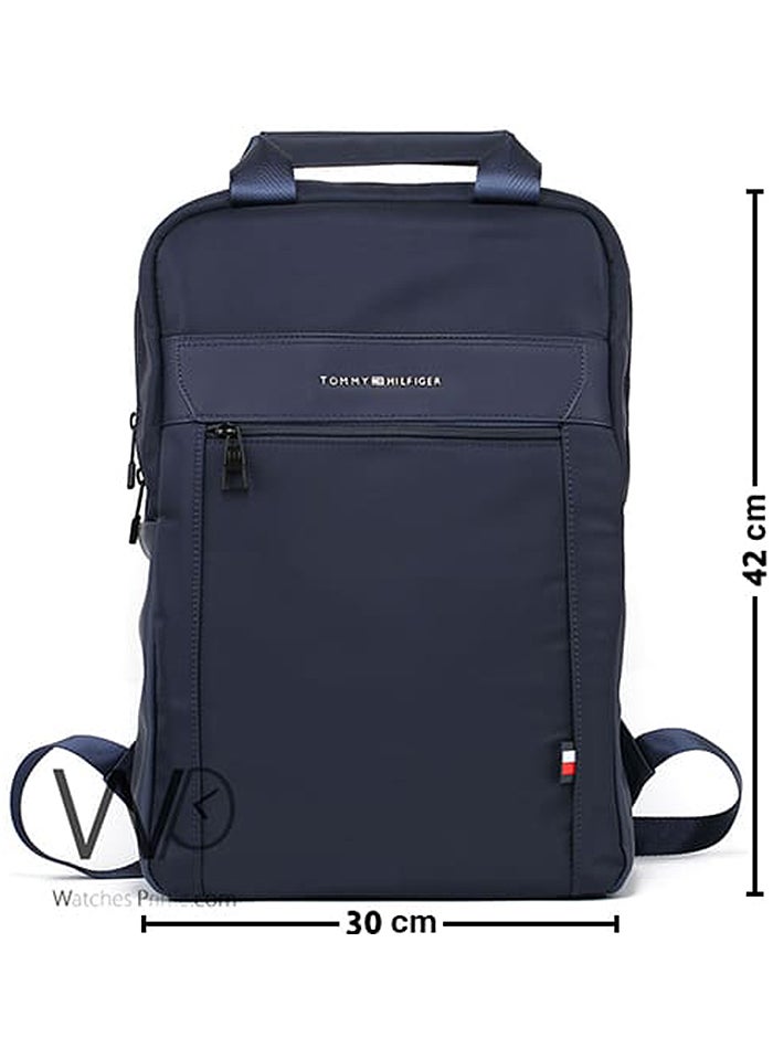 Tommy Hilfiger Plus Tommy Hilfiger Backpack Navy Blue Men Laptop Bag  - Image 3