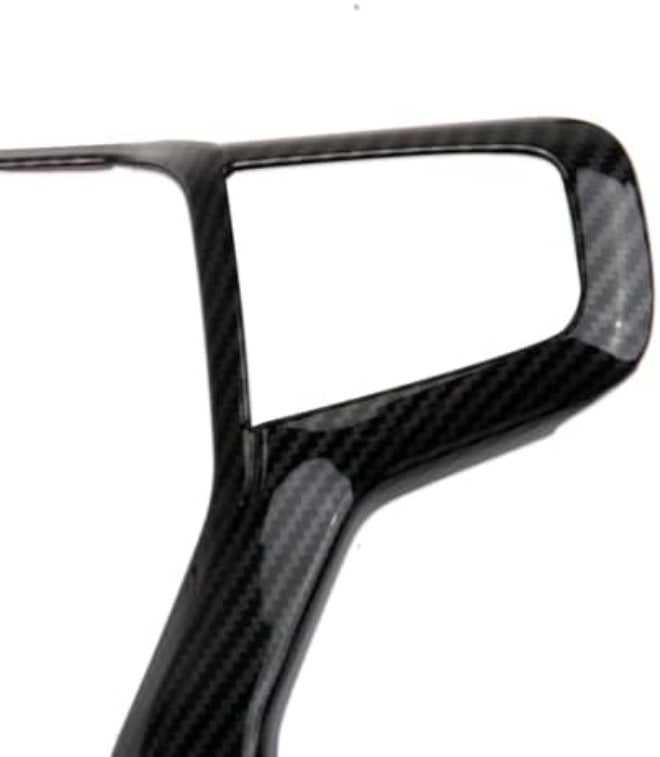 Fewshaw Carbon Fiber Steering Wheel Cover Molding Trims Accessoriess for 2019-2025 Chevy Silverado Blazer 2021-2024 Tahoe Suburban (Side  Trim) - Image 4