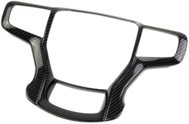 Fewshaw Carbon Fiber Steering Wheel Cover Molding Trims Accessoriess for 2019-2025 Chevy Silverado Blazer 2021-2024 Tahoe Suburban (Side  Trim) - Image 3
