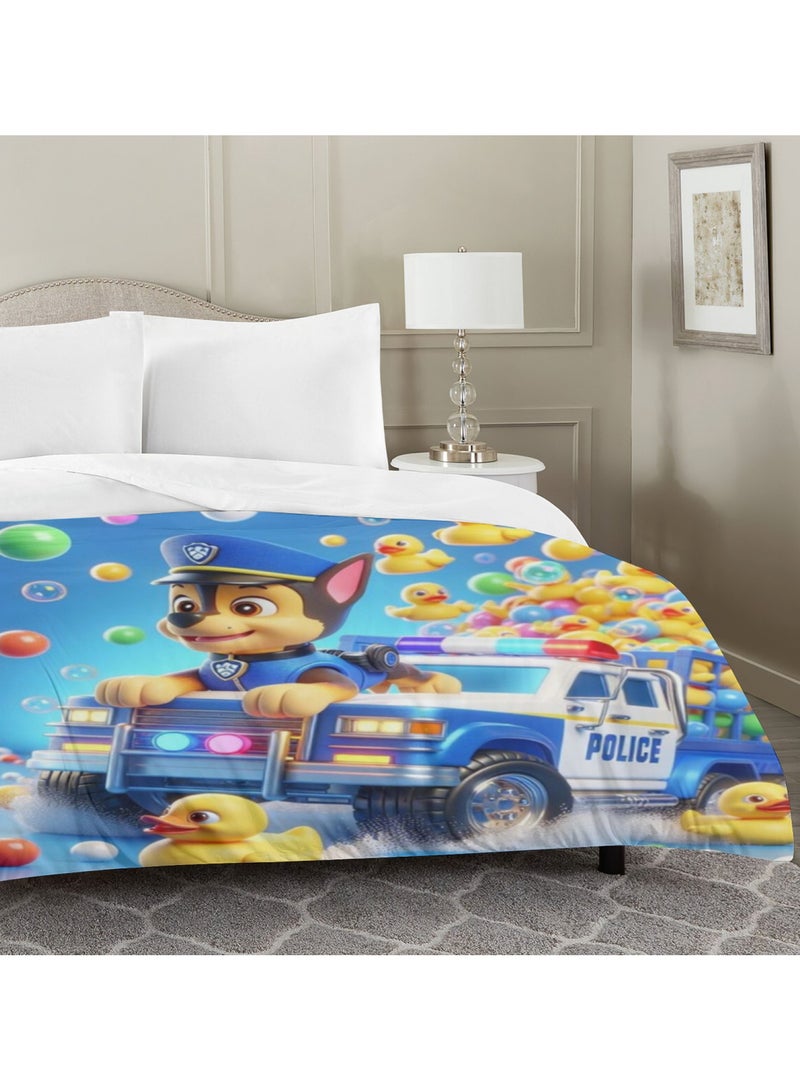 PAW PATROL Bedding Soft Microfiber Polyester Bed Sheet 3 Piece Set Includes duvet cover and two pillowcases (duvet cover size 150cmX200cm) - Image 2