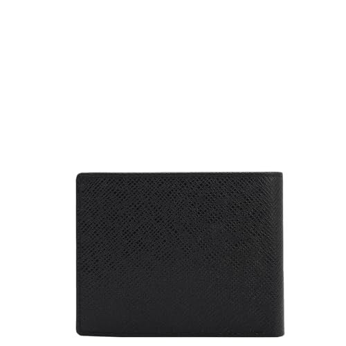 Da Milano RFID Protected Leather Wallet for Men with Card Slot - Black - Image 5