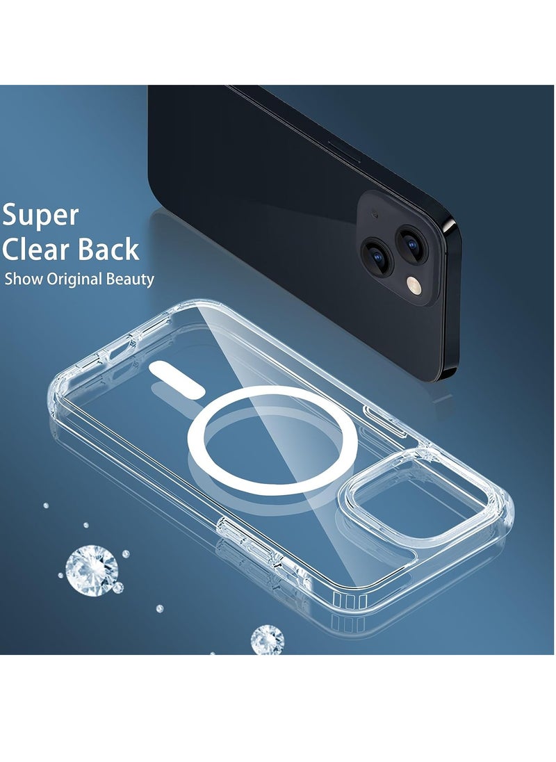 ten.tech - Ten tech Magnetic Clear Case Designed for iPhone 14– Compatible with MagSafe Charger, Support Magnetic Car Mount Wireless Charging, Soft Press Buttons Scratch Resistant – ten tech - Image 1