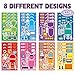 DaiUni 24 Sheets Robot Make a Face Sticker Sheets for Kids Todders Activities Make Your Own Stickers for Kids Birthday Party Favor Supplies Craft - Image 4