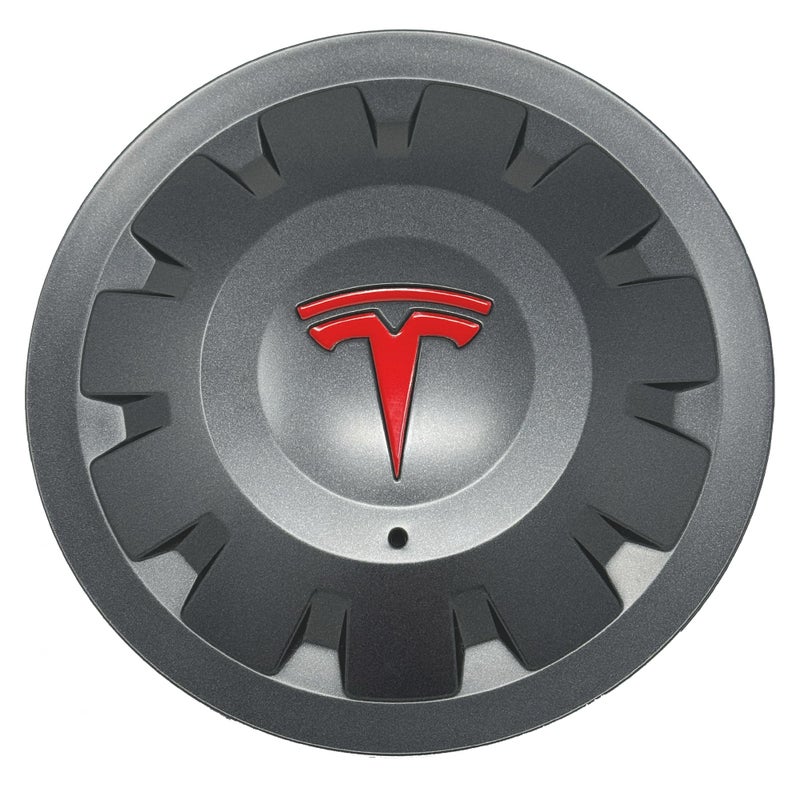 Custom Cut Graphics Wheel Decals for Tesla, Uberturbine/Arachnid/Cyberstream, 5-pc Set (Gloss Red)