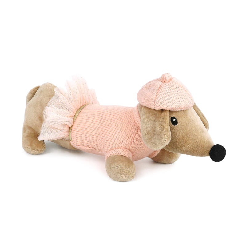 MON AMI Mon Cheri Dressed Dog Stuffed Animal â€“ 12â€, Soft & Cuddly Plush Animal, Use as Toy or Room Decor, Great Gift for Kids of All Ages - Image 1