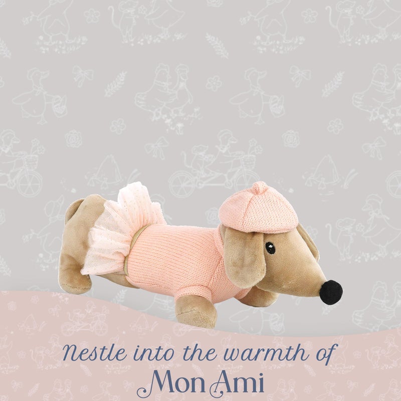 MON AMI Mon Cheri Dressed Dog Stuffed Animal â€“ 12â€, Soft & Cuddly Plush Animal, Use as Toy or Room Decor, Great Gift for Kids of All Ages - Image 4