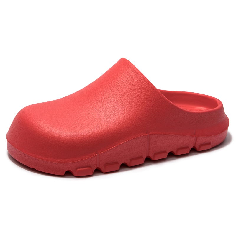 NITTI Women's Arch Support EVA Garden Shoes for Women - Comfort Waterproof Slip-on Outdoor Beach Mules Sandal Ladies Classic Closed Toe Clogs (Red,US 9-10) - Image 5