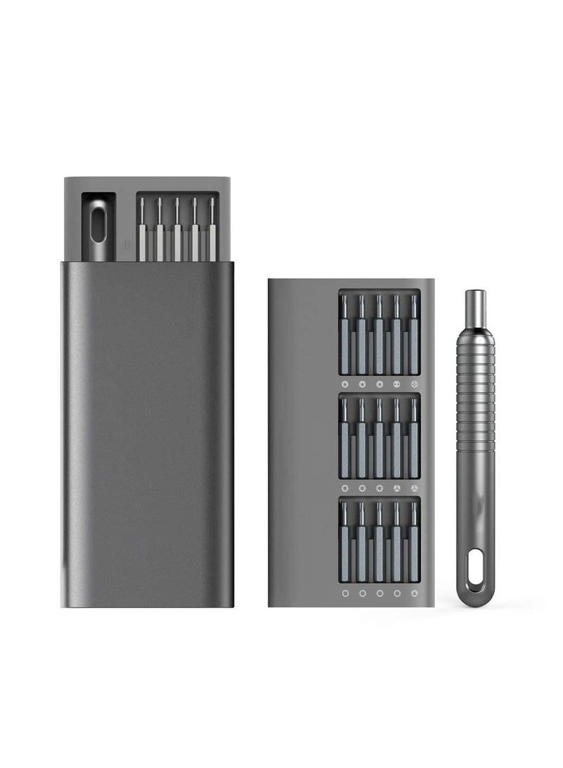 Zikra 31 in 1 Precision Screwdriver Set Mini Screwdriver Kit Repair Tool Kit with 30pcs S2 Steel Bits Screwdriver for Phone Watch Camera - Image 1