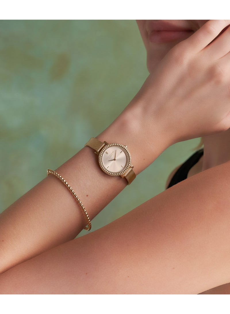 OLIVIA BURTON ROUND ANALOG WOMEN'S LIGHT GOLD CASE WATCH - 24000161 - Image 3