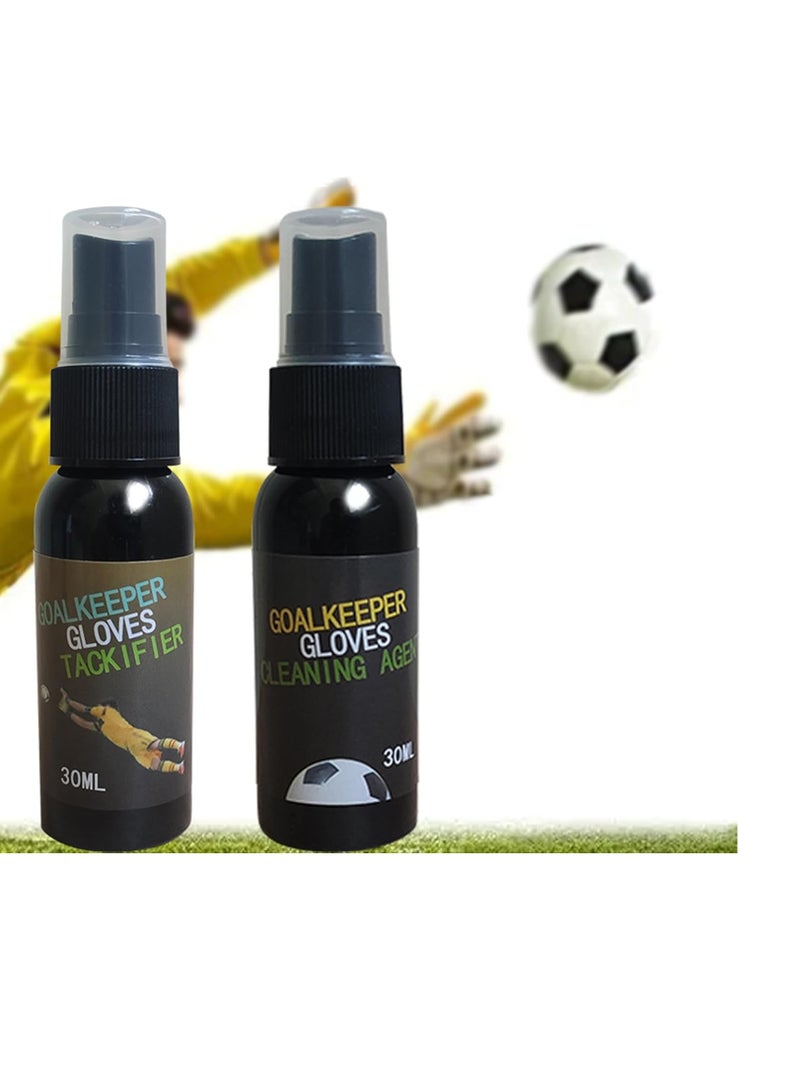 Generic Professional Goalkeeper Glove Adhesive Spray Goalkeeper Glove Cleaning Agent Nonslip Football Glove Grip Spray Tackifier Anti, detergent-30ml  - Image 2