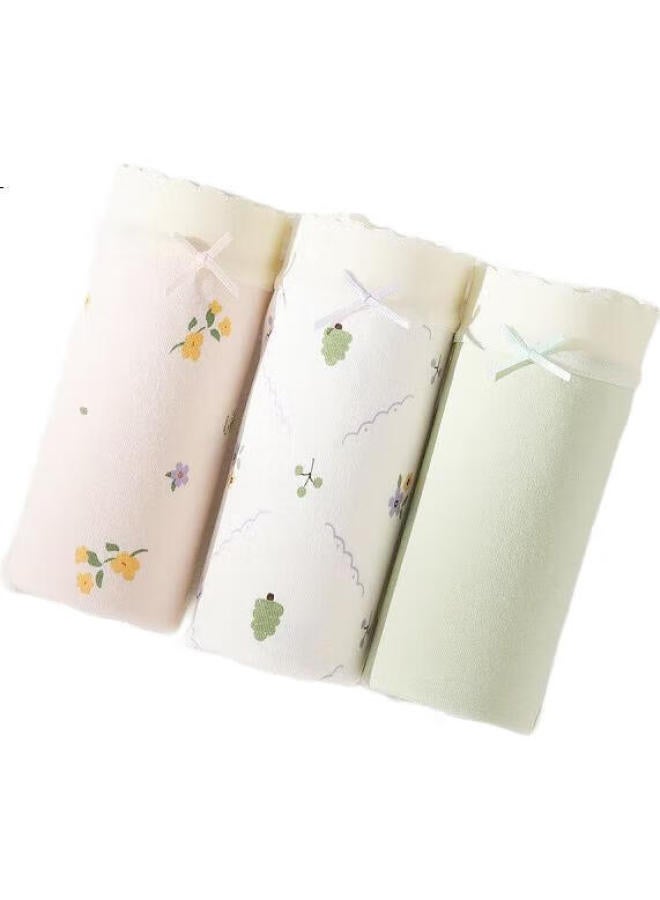 Fenton Women'S Underwear, 7A Antibacterial Pure Cotton, 3-Pack, Elastic Non-Wedgie Triangle Panties, Women'S Underwear - Image 2