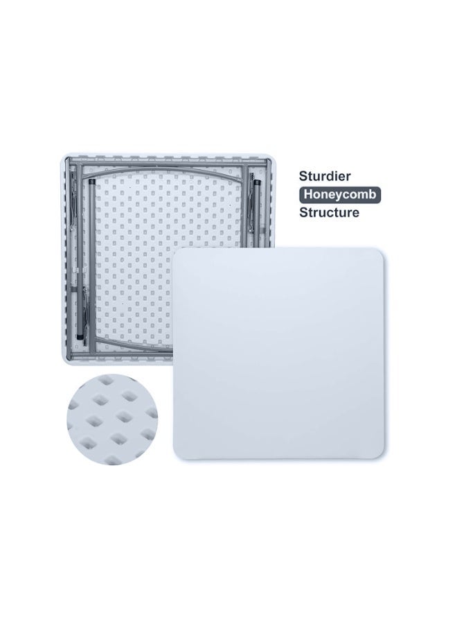 SunBoat Commerce Square Folding Table | HDPE Granite Series - Image 3