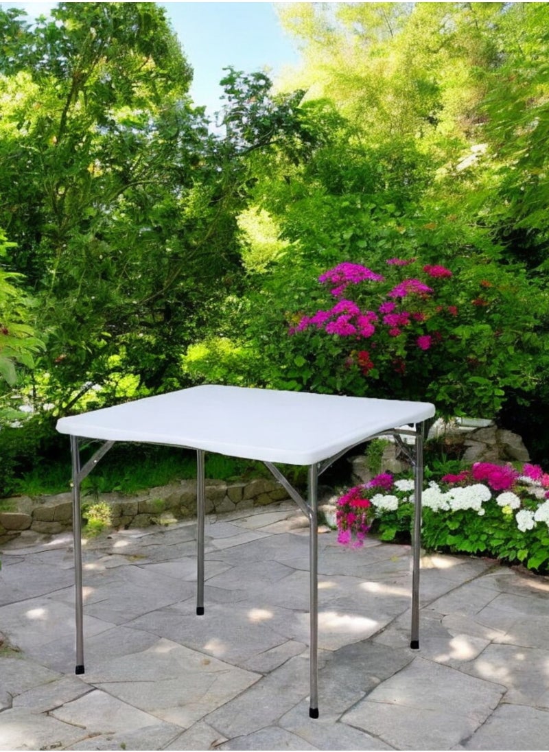 SunBoat Commerce - Square Folding Table | HDPE Granite Series - Image 1