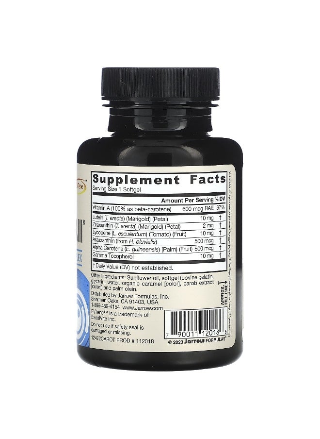 Jarrow Formulas, CarotenAll, Mixed Carotenoids Complex, 60 Softgels