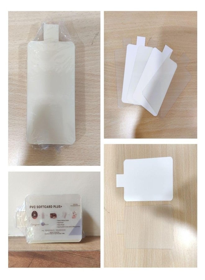 COMPUTER BAZAR PVC softcard Plus | PVC card For any inkjet printer | 54mm X 86mm plus With Coating (20) - Image 1
