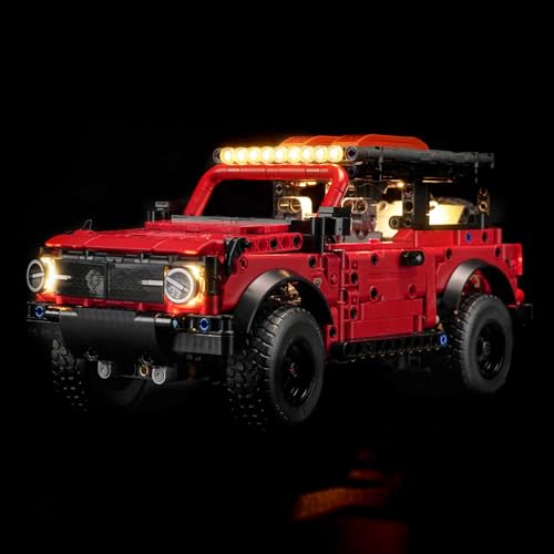 LocoLee Light kit Compatible with Lego 42213 Ford Bronco SUV No Model Only Light LED Lighting Accessories Compatible with Lego 42213 Standard Version - Image 1