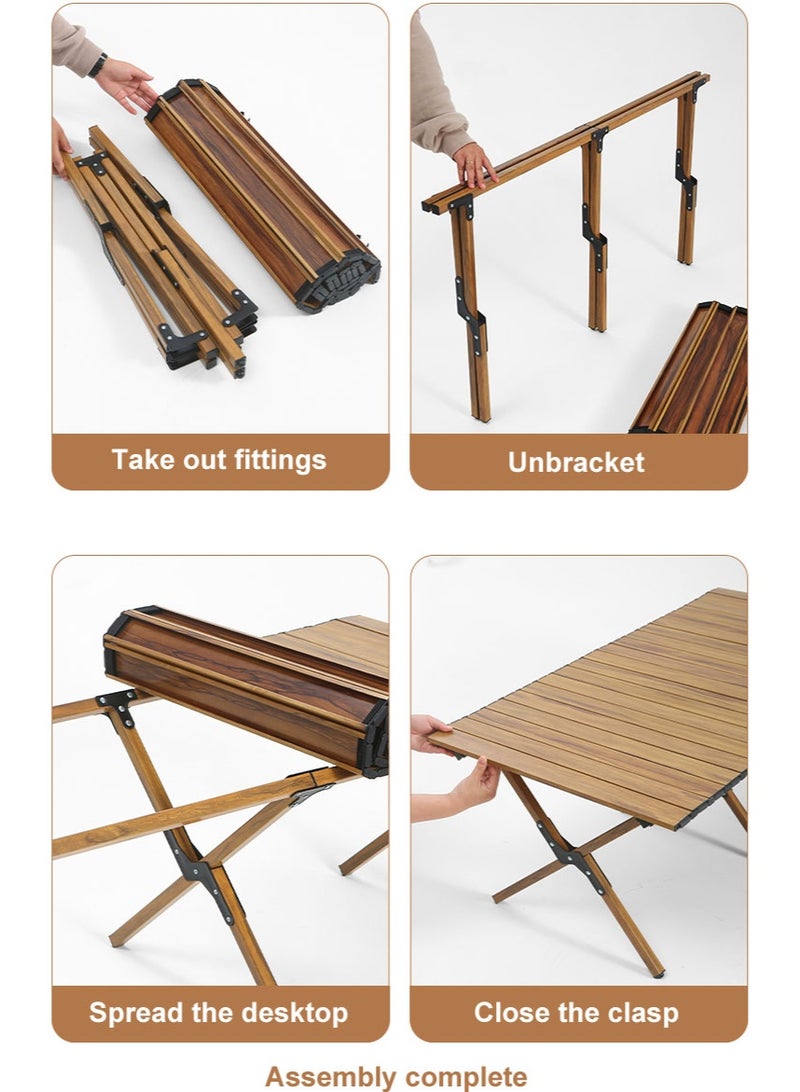 Flexi Folding - Wooden Style Table - Image 5