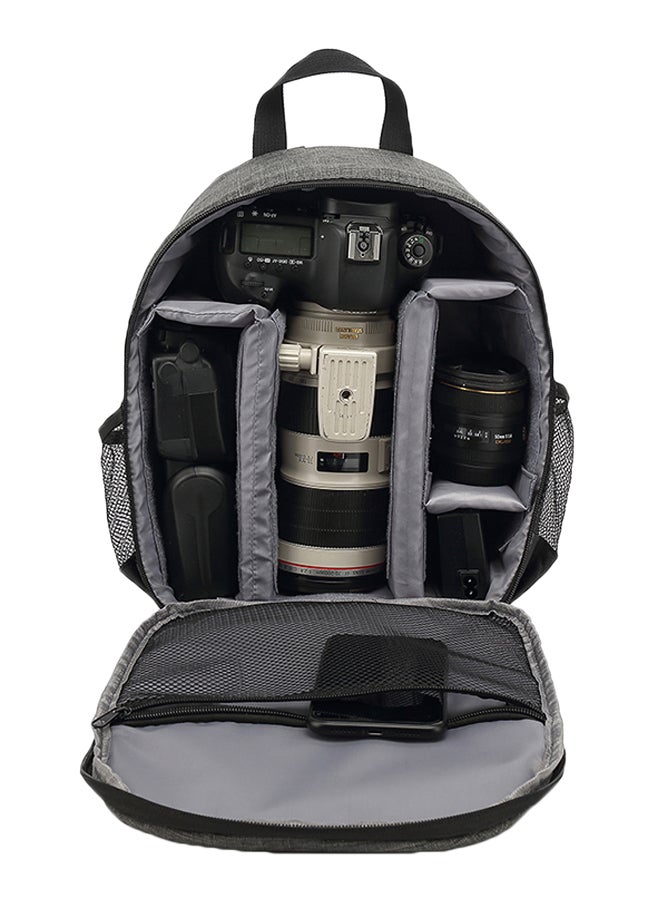 NIBEMINENT Multi-functional Waterproof Digital Camera Backpack Blue  - Image 4