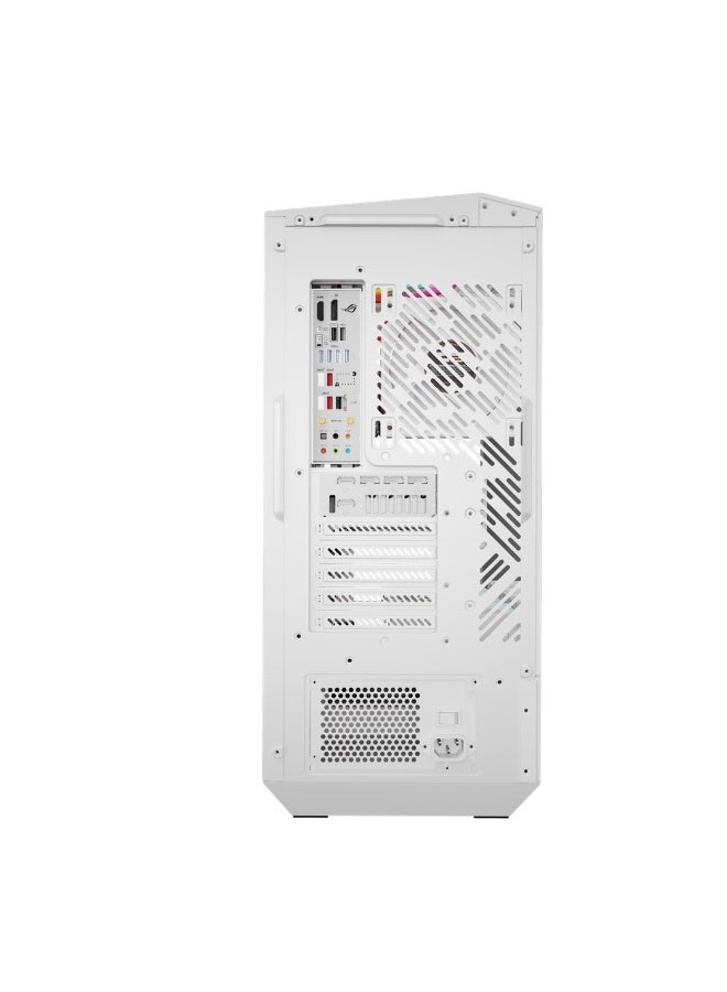 دارك فلاش حافظة ألعاب darkFlash DY460 ثلاثية الزجاج مع 4 مراوح ARGB مقاس 120 مم وحامل وحدة معالجة الرسومات، تصميم ثلاثي الزجاج، تدعم مشعات 360 مم، USB Type-C، 10 مراوح مقاس 120 مم متوافقة مع حافظة الألعاب (أبيض) - Image 4